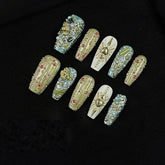 Poseidon Tears Niche Personality Advanced Manicure